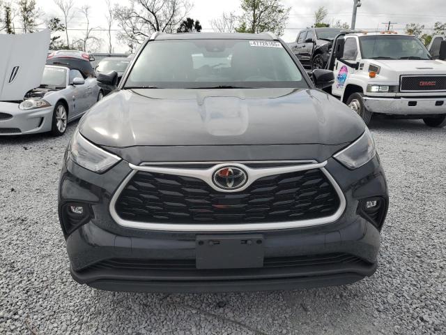 5TDGZRBH5NS572956 - 2022 TOYOTA HIGHLANDER XLE BLACK photo 5