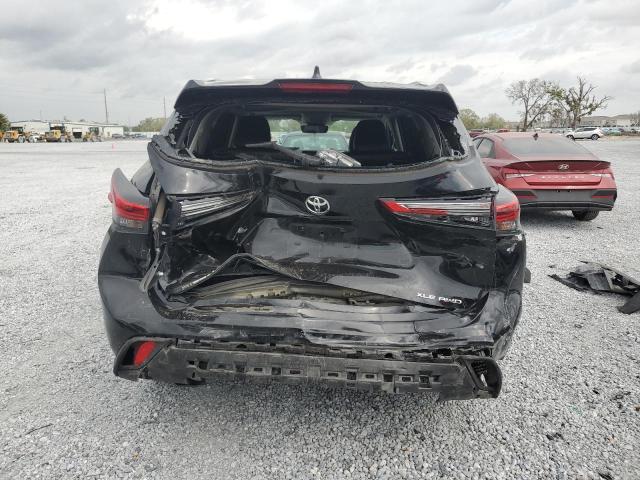 5TDGZRBH5NS572956 - 2022 TOYOTA HIGHLANDER XLE BLACK photo 6