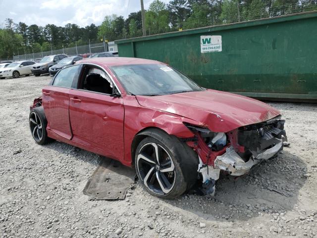 1HGCV1F35JA261143 - 2018 HONDA ACCORD SPORT RED photo 4