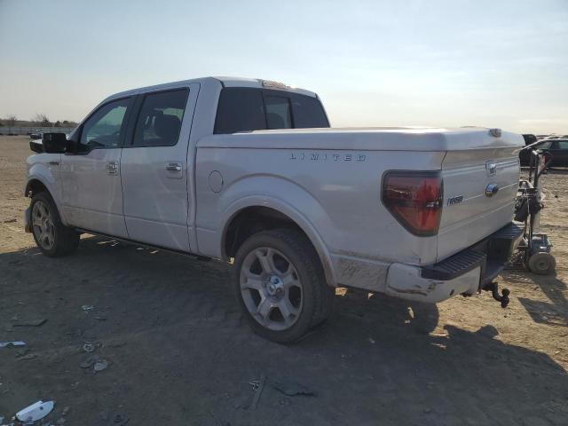 1FTFW1E6XBFA60430 - 2011 FORD F150 SUPERCREW WHITE photo 2