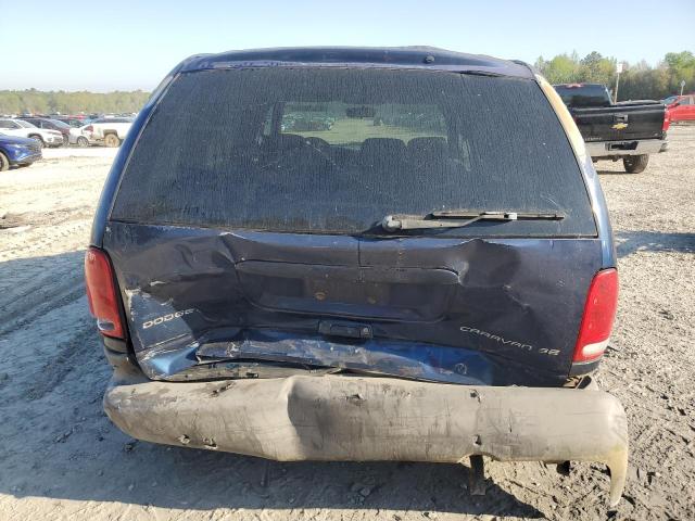 1B4GP45G2YB598743 - 2000 DODGE CARAVAN SE BLUE photo 6