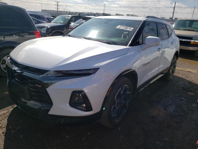 3GNKBKRS7MS503677 - 2021 CHEVROLET BLAZER RS WHITE photo 1