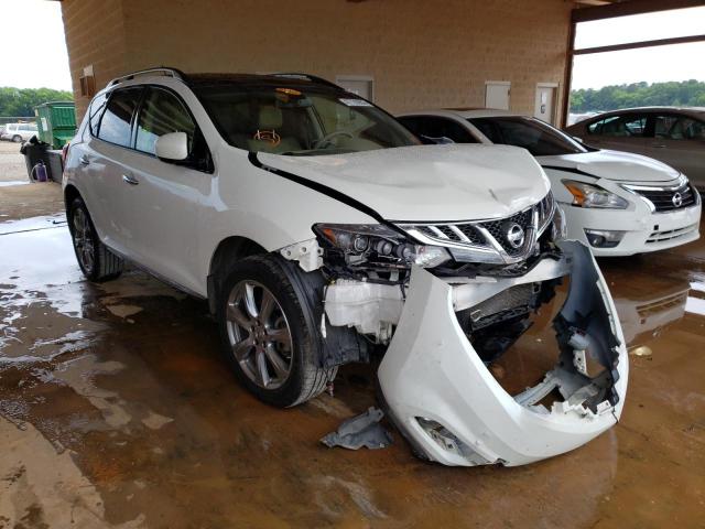 JN8AZ1MU5EW419046 - 2014 NISSAN MURANO S WHITE photo 1