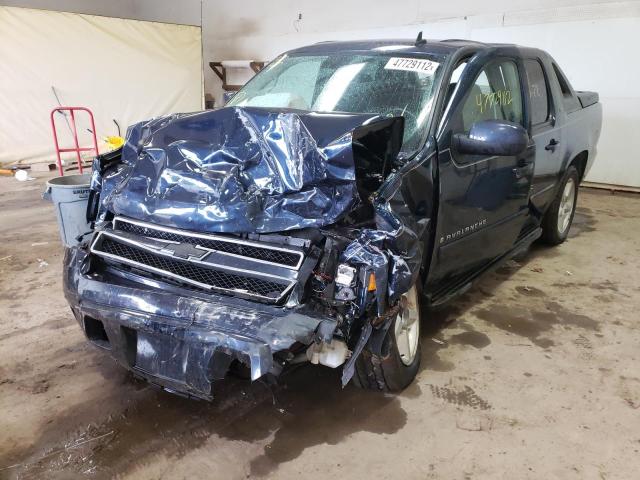 3GNEC12017G254751 - 2007 CHEVROLET AVALANCHE C1500 BLUE photo 2