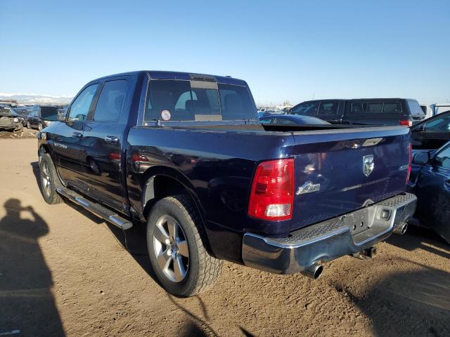 1C6RD7LT2CS191446 - 2012 DODGE RAM 1500 SLT BLUE photo 2