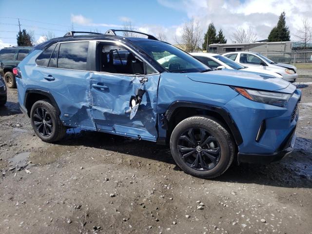 JTME6RFV3ND535951 - 2022 TOYOTA RAV4 XSE BLUE photo 4