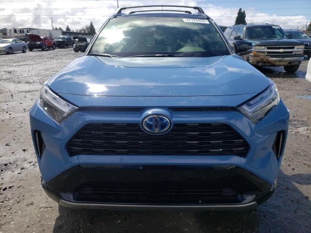 JTME6RFV3ND535951 - 2022 TOYOTA RAV4 XSE BLUE photo 5