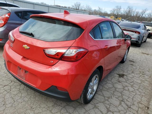 3G1BE6SM2HS594424 - 2017 CHEVROLET CRUZE LT RED photo 3