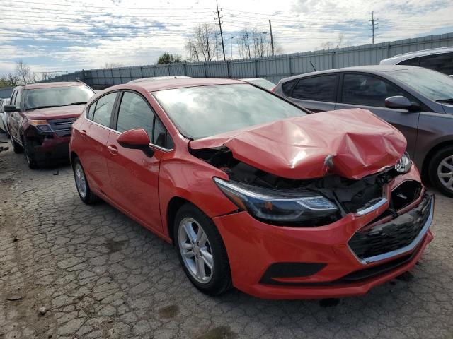 3G1BE6SM2HS594424 - 2017 CHEVROLET CRUZE LT RED photo 4