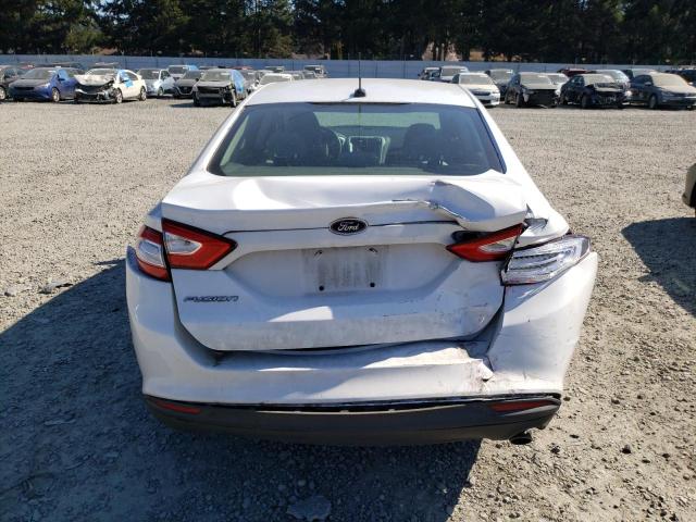 1FA6P0G70E5387190 - 2014 FORD FUSION S WHITE photo 6