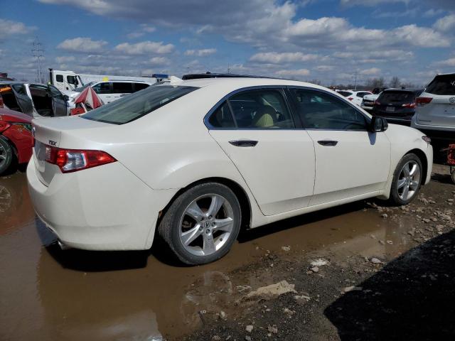 JH4CU2F69AC017435 - 2010 ACURA TSX WHITE photo 3