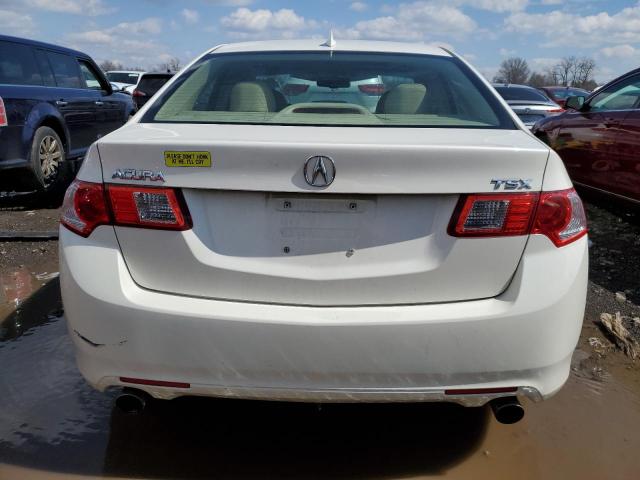 JH4CU2F69AC017435 - 2010 ACURA TSX WHITE photo 6