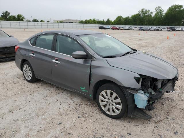 3N1AB7AP3GL679054 - 2016 NISSAN SENTRA S GRAY photo 4