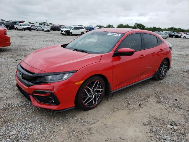 SHHFK7H47MU207608 - 2021 HONDA CIVIC SPORT 红色 照片 2