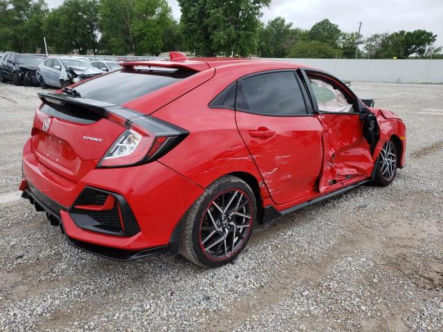 SHHFK7H47MU207608 - 2021 HONDA CIVIC SPORT RED photo 4