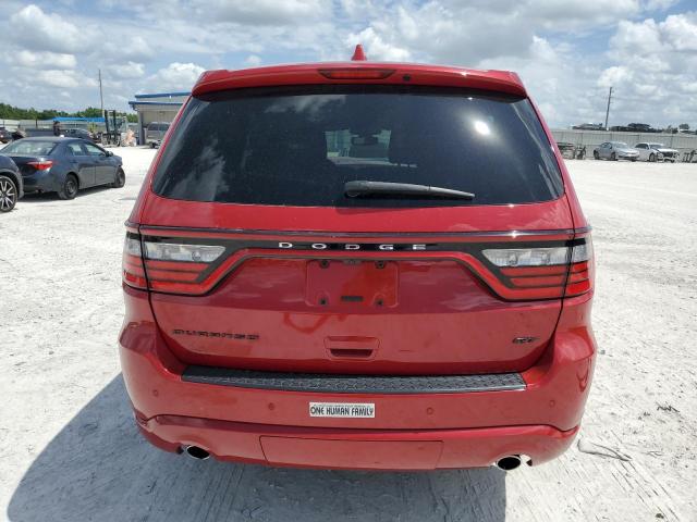 1C4RDHDG8KC534897 - 2019 DODGE DURANGO GT RED photo 6