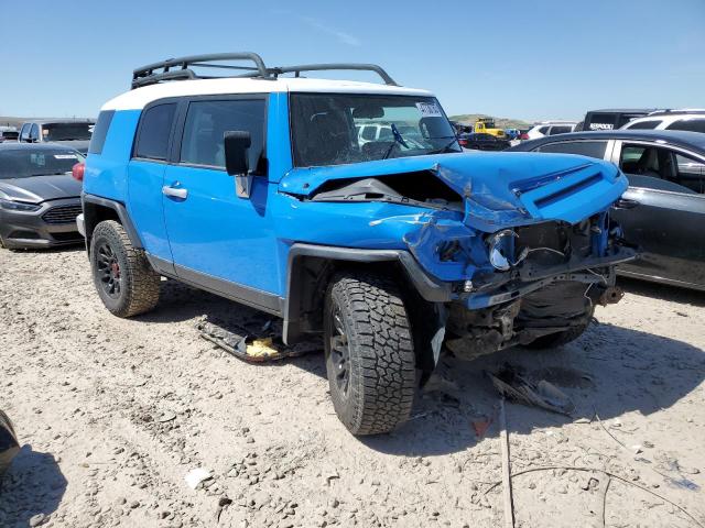 JTEBU11F470023986 - 2007 TOYOTA FJ CRUISER BLUE photo 4