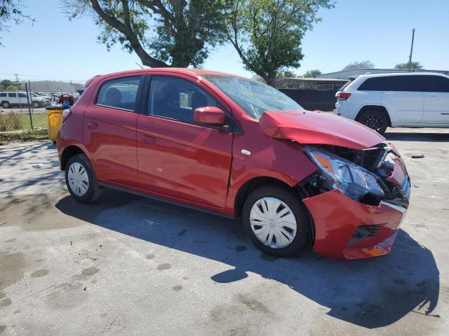 ML32AUHJ4RH001843 - 2024 MITSUBISHI MIRAGE ES RED photo 4