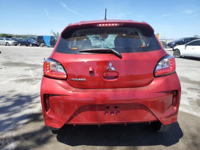 ML32AUHJ4RH001843 - 2024 MITSUBISHI MIRAGE ES RED photo 6