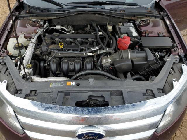 3FAHP0HA2BR171725 - 2011 FORD FUSION SE MAROON photo 11