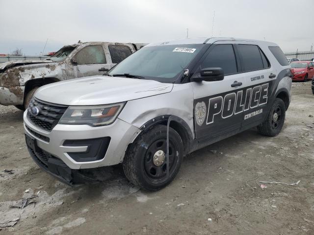 1FM5K8AR7GGD16133 - 2016 FORD EXPLORER POLICE INTERCEPTOR ვერცხლისფერი ფოტო 1
