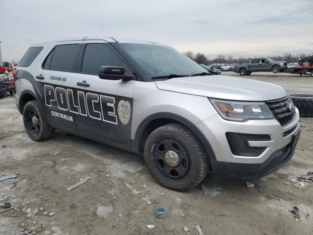 1FM5K8AR7GGD16133 - 2016 FORD EXPLORER POLICE INTERCEPTOR ვერცხლისფერი ფოტო 4