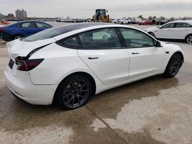 5YJ3E1EA2MF095500 - 2021 TESLA MODEL 3 WHITE photo 3