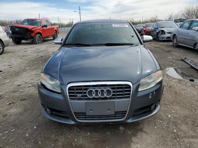 WAUGL78E07A021947 - 2007 AUDI NEW S4 QUATTRO GRAY photo 5