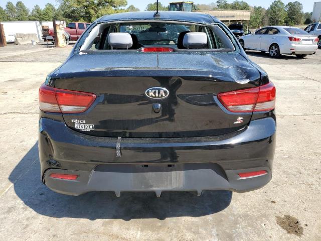 3KPA24AB2KE204282 - 2019 KIA RIO S BLACK photo 6