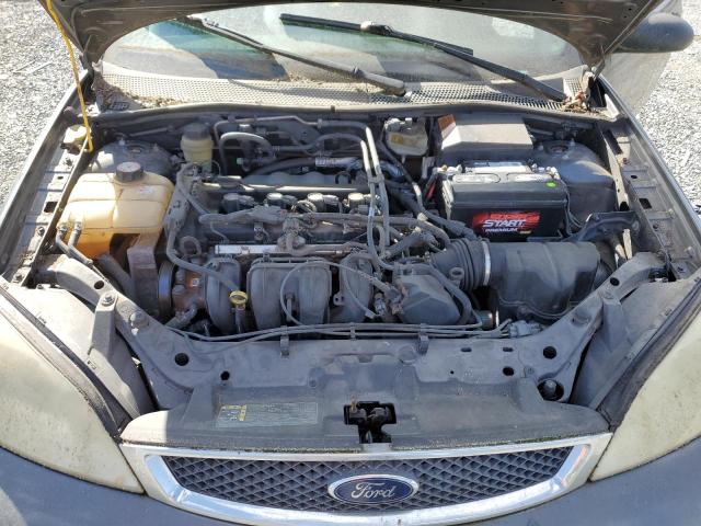 3FAFP31N55R107236 - 2005 FORD FOCUS ZX3 GRAY photo 11