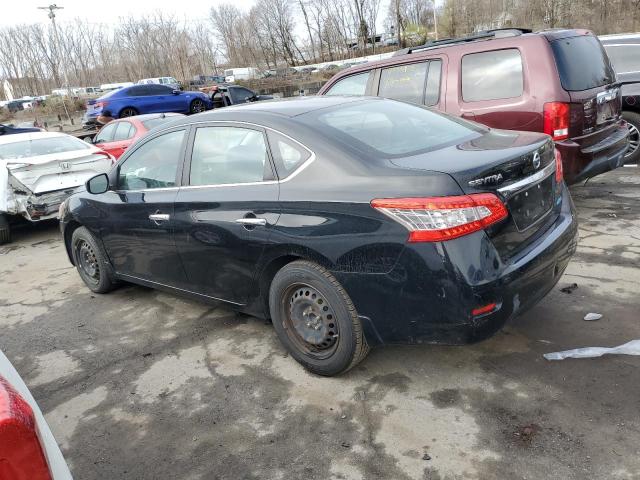 1N4AB7APXDN909977 - 2013 NISSAN SENTRA S BLACK photo 2