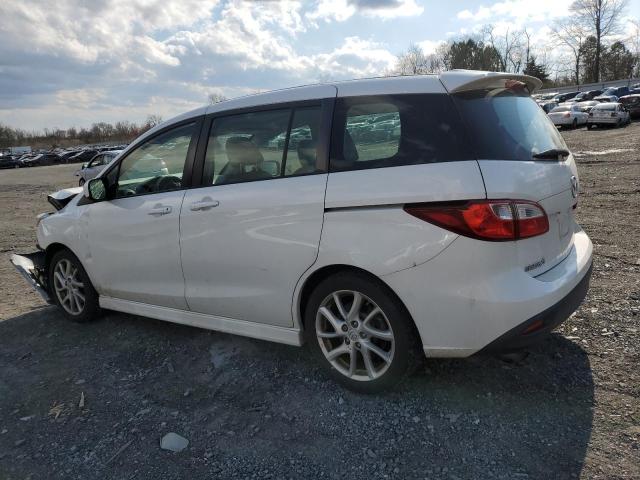 JM1CW2DL4C0123848 - 2012 MAZDA 5 WHITE photo 2