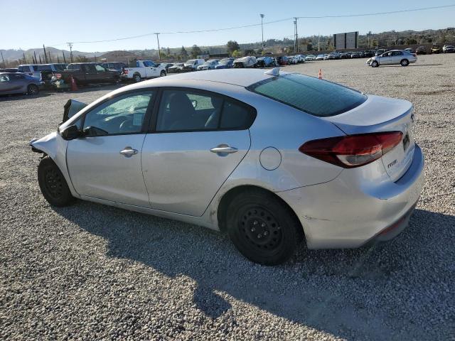 3KPFL4A72HE013873 - 2017 KIA FORTE LX SILVER photo 2