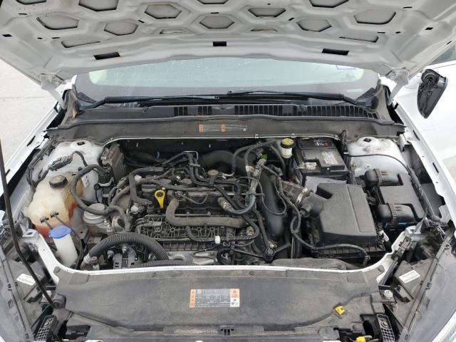 3FA6P0CD5KR180895 - 2019 FORD FUSION SEL WHITE photo 11