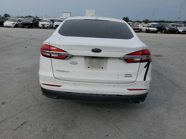 3FA6P0CD5KR180895 - 2019 FORD FUSION SEL WHITE photo 6