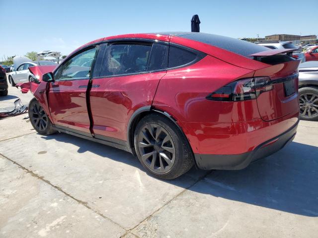 7SAXCBE5XPF410521 - 2023 TESLA MODEL X RED photo 2