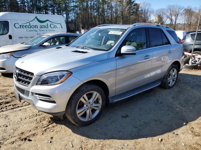 4JGDA5HB2DA172219 - 2013 MERCEDES-BENZ ML 350 4MATIC SILVER photo 1