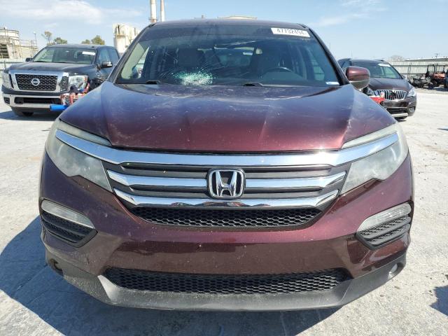 5FNYF5H59GB039650 - 2016 HONDA PILOT EXL BURGUNDY photo 5