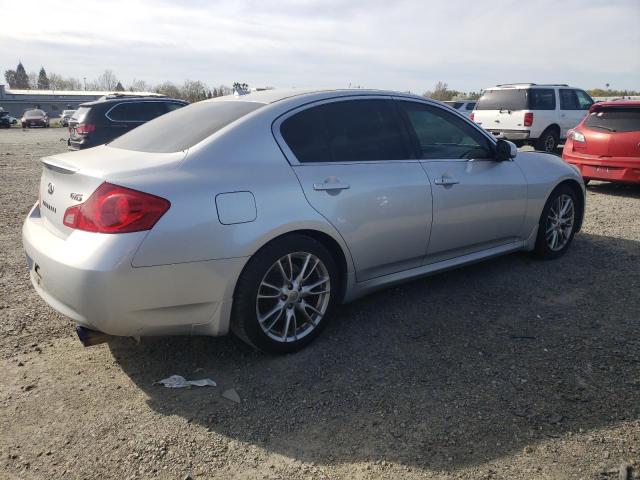 JNKBV61E57M705918 - 2007 INFINITI G35 SILVER photo 3