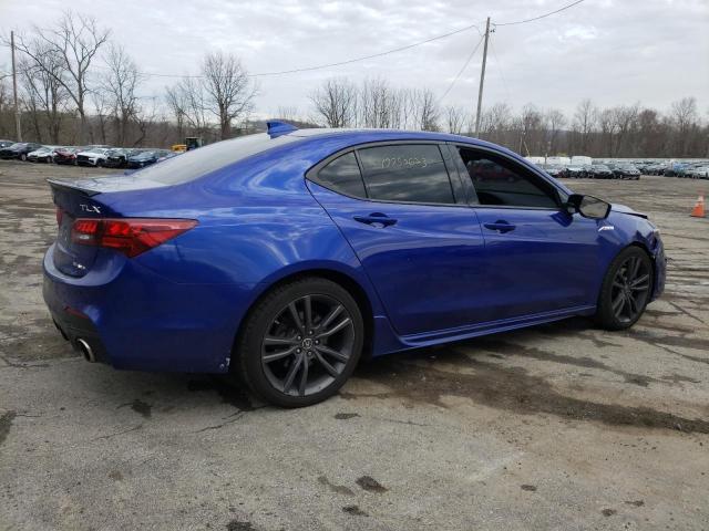 19UUB3F63KA005622 - 2019 ACURA TLX TECHNOLOGY BLUE photo 3