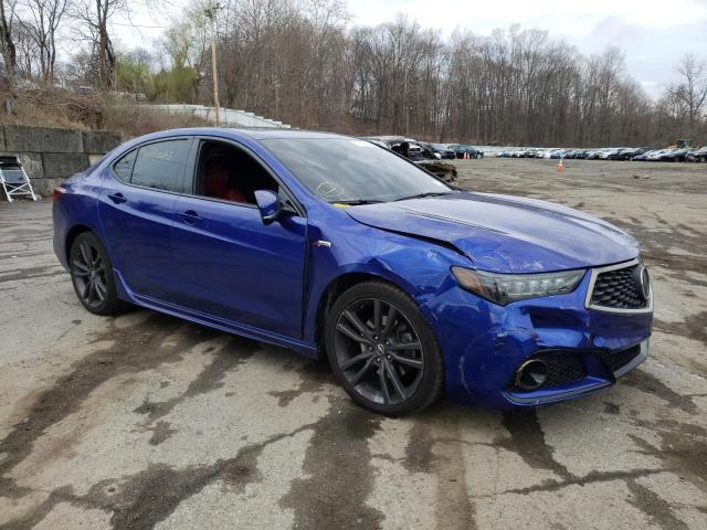 19UUB3F63KA005622 - 2019 ACURA TLX TECHNOLOGY BLUE photo 4