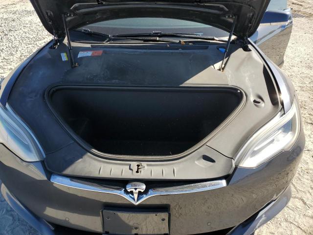5YJSA1E29HF180484 - 2017 TESLA MODEL S GRAY photo 11