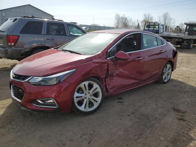 1G1BF5SMXH7135230 - 2017 CHEVROLET CRUZE PREMIER RED photo 1