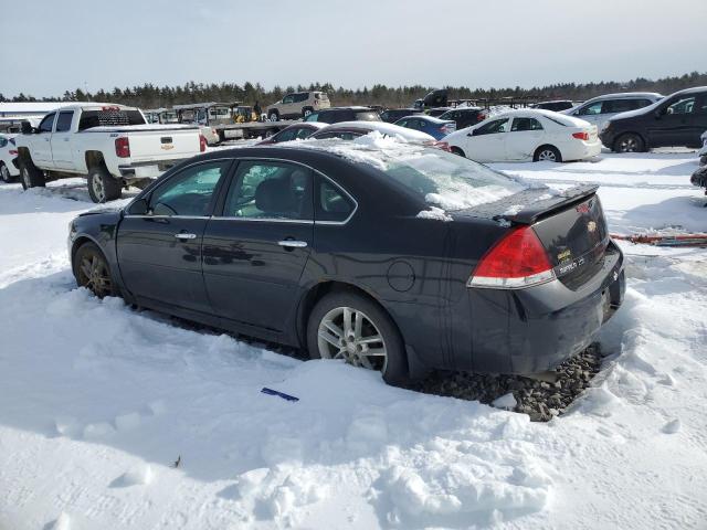 2G1WC5E39D1245335 - 2013 CHEVROLET IMPALA LTZ BLACK photo 2