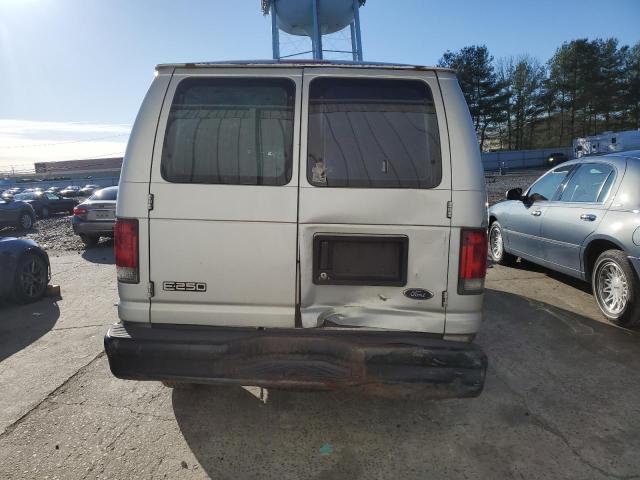 1FTNE24W25HA29557 - 2005 FORD ECONOLINE E250 VAN SILVER photo 6