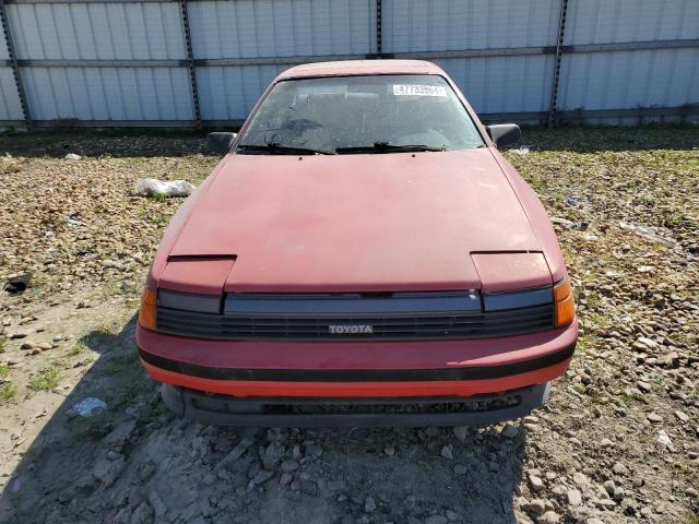 JT2ST66CXK7303603 - 1989 TOYOTA CELICA ST RED photo 5