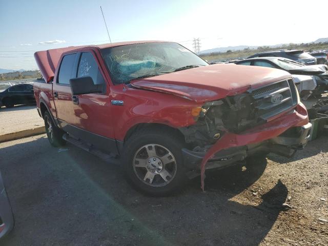 1FTPW14515KE83955 - 2005 FORD F150 SUPERCREW RED photo 4