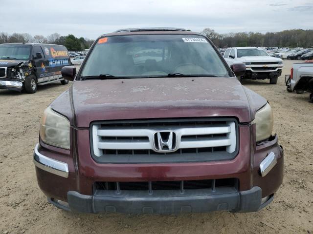 5FNYF28787B024914 - 2007 HONDA PILOT EXL BURGUNDY photo 5