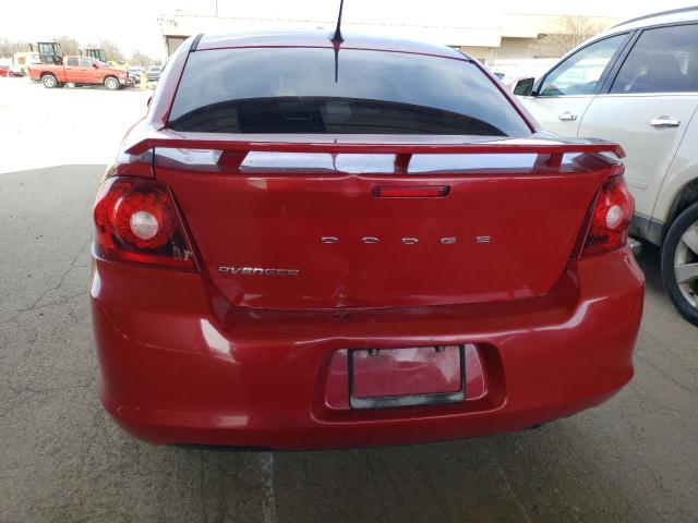 1C3CDZCB4EN173845 - 2014 DODGE AVENGER SXT RED photo 6