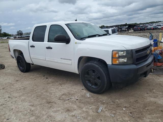 3GCUCUEJ2BG180145 - 2011 CHEVROLET SILVERADO C1500 HYBRID WHITE photo 4